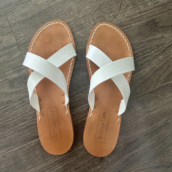 Handmade Leather Italian Sandals - Picture 1 of 3